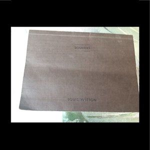 Authentic Louis Vuitton shoe care booklet